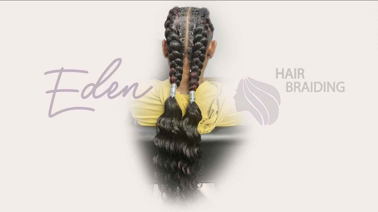 Eden 8 eight braids with small braids