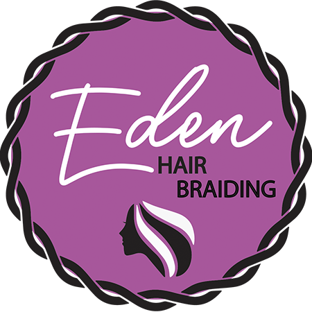 Logo of Eden Braiding salon in Urbana Illinois